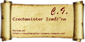 Czechmeister Izméne névjegykártya